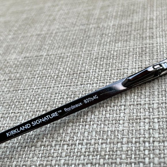 Kirkland Signature Men Sunglasses Bordeaux Gunmetal Glasses Frame Made in Italy - Picture 7 of 11